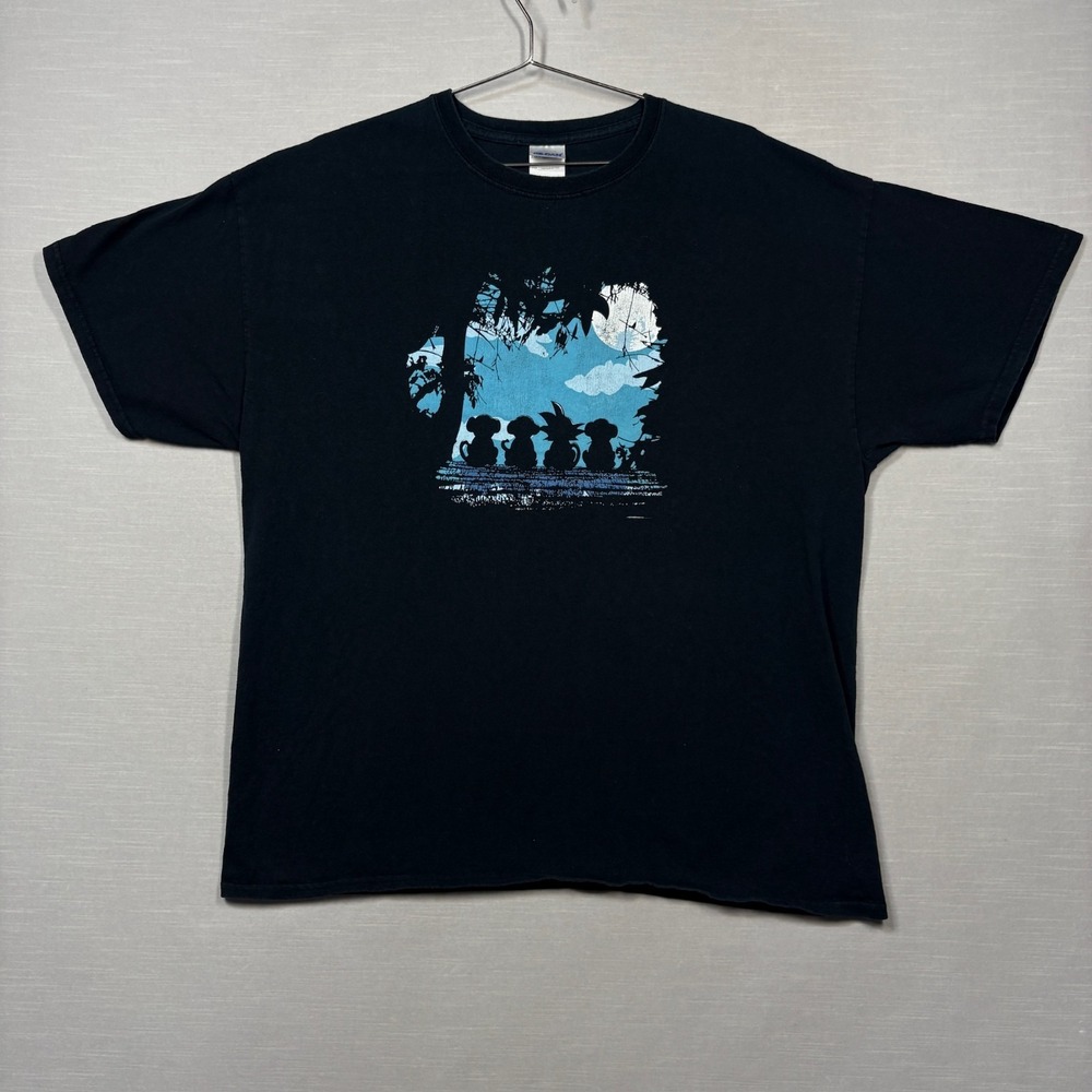 Vintage Dragon Ball Shirt Black XL Black Anime Tee Goku Monkey Silhouette‎ Y2K
